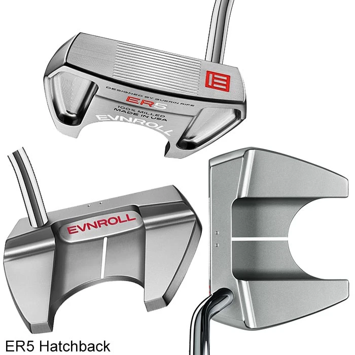 Evnroll Classic Series Mallet Silver Satin Finish Putters 1 Evnroll Classic Series Mallet Silver Satin Finish Putters