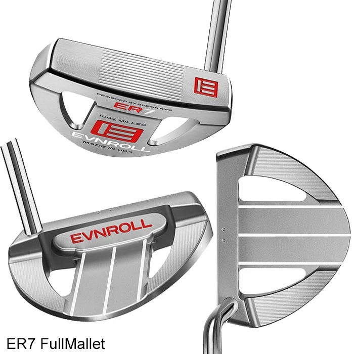 Evnroll Classic Series Mallet Silver Satin Finish Putters 3 Evnroll Classic Series Mallet Silver Satin Finish Putters - Image 3