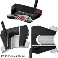 Evnroll Classic Series Mallet Silver Satin Finish Putters 17 Evnroll Classic Series Mallet Silver Satin Finish Putters -ClubHub Store EVN0012e